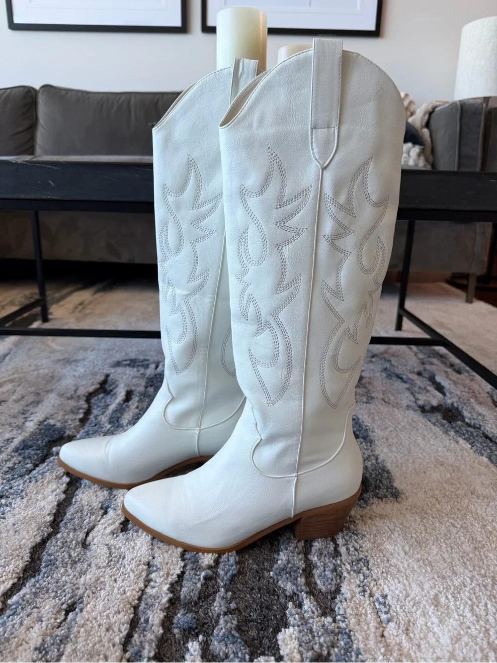 BiLLiNi White Urson Cowboy Boots